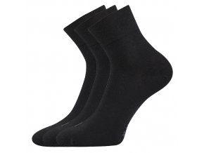 Zdravotní ponožky 3 kusy v balení Lonka Emi černá