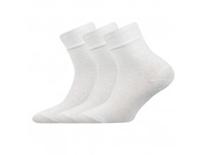 Dětské ponožky 3 kusy v balení Boma Emko Bílá