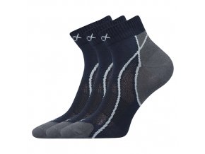 Ponožky VoXX 3 kusy v balení Grand tmavě modrá