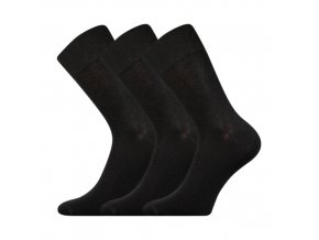 Společenskéí ponožky 3 kusy v balení Boma Radovan černá