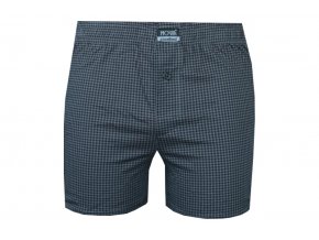 Pánské Boxerky NOVIA M208 šedá kostička