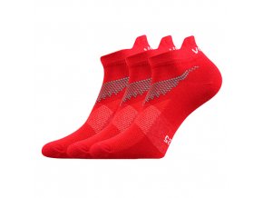 Ponožky VoXX 3 kusy v balení Iris červená