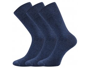 Společenské ponožky 3 kusy v balení Lonka Diagram jeans