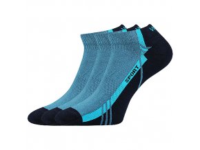 Ponožky VoXX 3 kusy v balení pinas modrá
