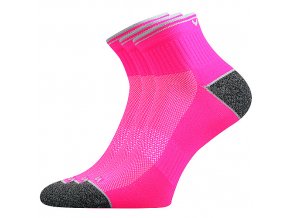 Sportovní Ponožky VoXX 3 kusy v balení Ray neon růžová