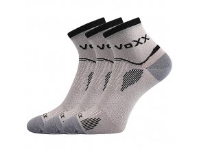 Sportovní Ponožky VoXX 3 kusy v balení Sirius světle šedá
