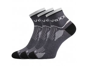 Sportovní Ponožky VoXX 3 kusy v balení Sirius tmavě šedá