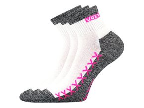 Ponožky VoXX 3 kusy v balení Vector Bílá