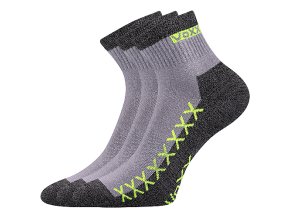 Ponožky VoXX 3 kusy v balení Vector světle šedá