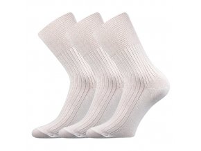 Zdravotní ponožky 3 kusy v balení VoXX Zdrav bílá