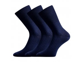 Zdravotní ponožky 3 kusy v balení VoXX Zdrav tmavě modrá