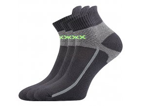 Sportovní Ponožky VoXX Glowing 3 páry v balení tmavě šedá