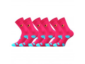 Dětské ponožky 3 kusy v balení Lonka Twidorik růžová
