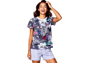 Dámské Pyžamo Krátké DPK82