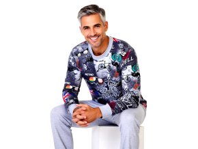 Pánské Pyžamo Dlouhé FOLTÝN PD 393