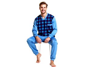 Pánské Pyžamo Dlouhé FOLTÝN PD 401