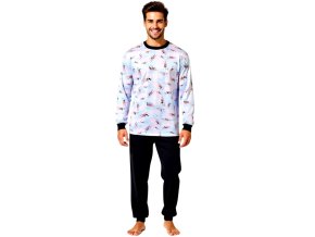 Pánské Pyžamo Dlouhé FOLTÝN PD 406