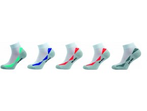 Bambusové ponožky 5 kusů v balení Novia Bambus 262 FB Sport bílá