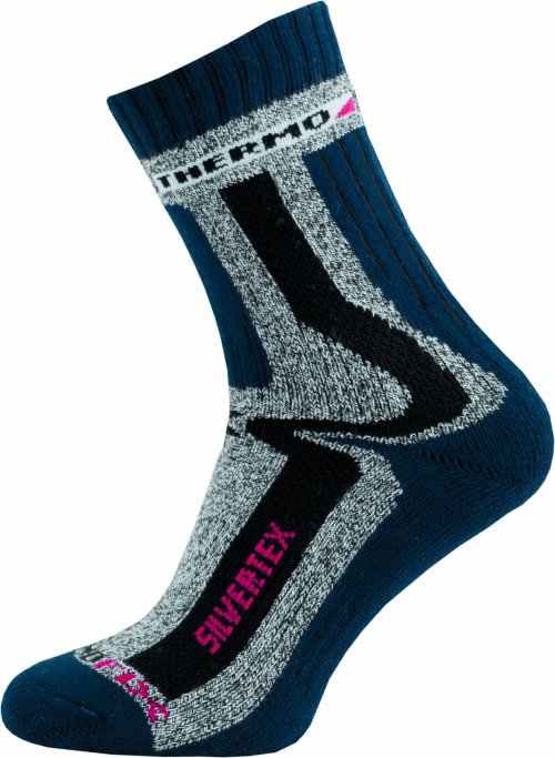 Sportovní Ponožky NOVIA Silvertex Thermo 02 tamvě modré Velikost: 40-41