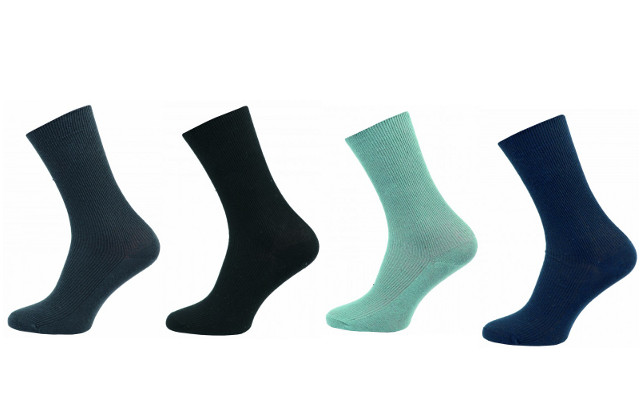 Zdravotní ponožky 4 páry v balení Novia Medik mix barev Velikost: 42-43
