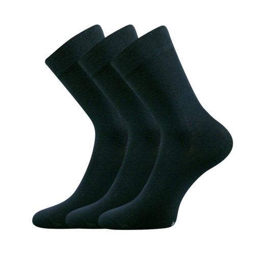 Společenské ponožky 3 kusy v balení Lonka Dypak tmavě modrá Velikost: 35-38