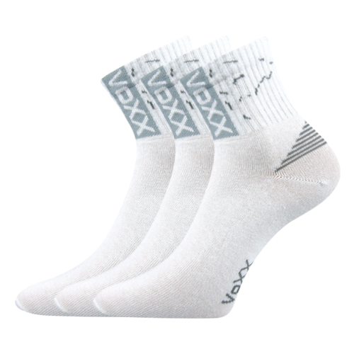 Sportovní Ponožky 3 kusy v balení VoXX Codex bílá Velikost: 43-46