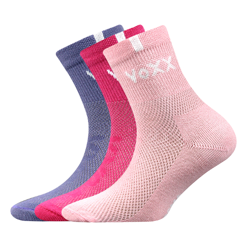 Dětské ponožky 3 kusy v balení VoXX Fredík dívčí mix A Velikost: 30-34