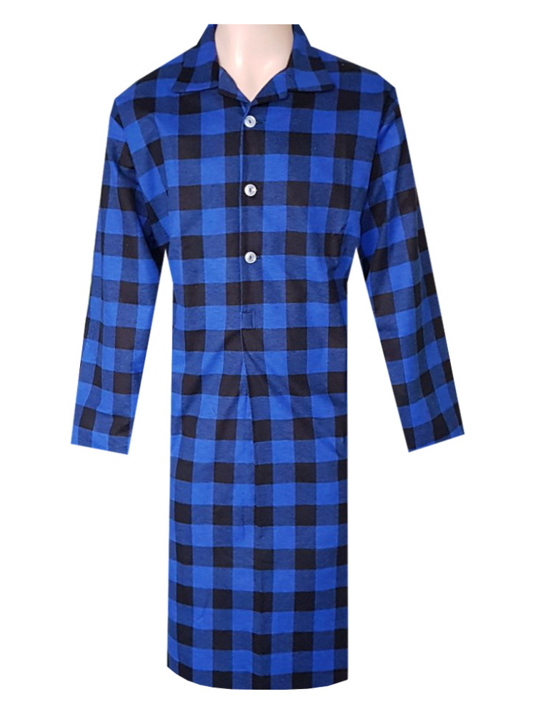 Pánská Noční Košile Flanel FOLTÝN NKF04 Velikost: 4XL, Materiál: Flanel