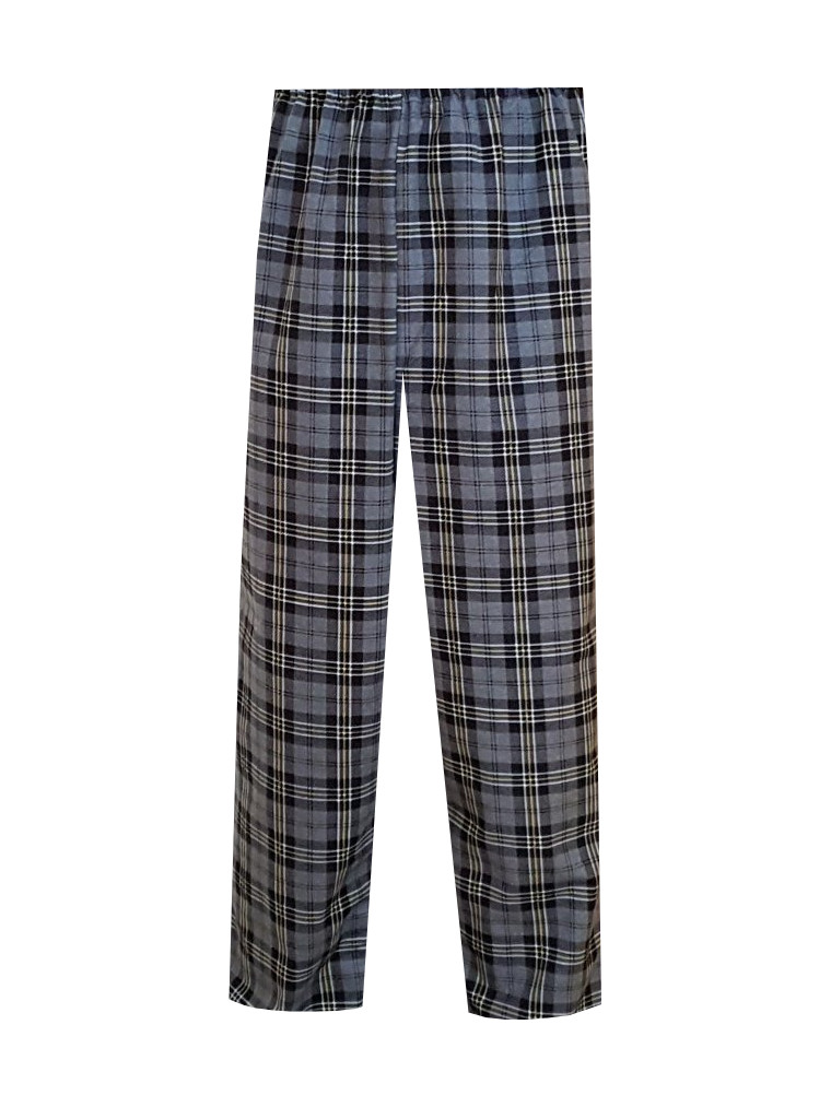 Pánské Pyžamové kalhoty Flanel Foltýn dlouhé šedá kostka Velikost: XL