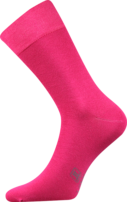 Společenské Ponožky Lonka Decolor tmavě růžová Velikost: 43-46