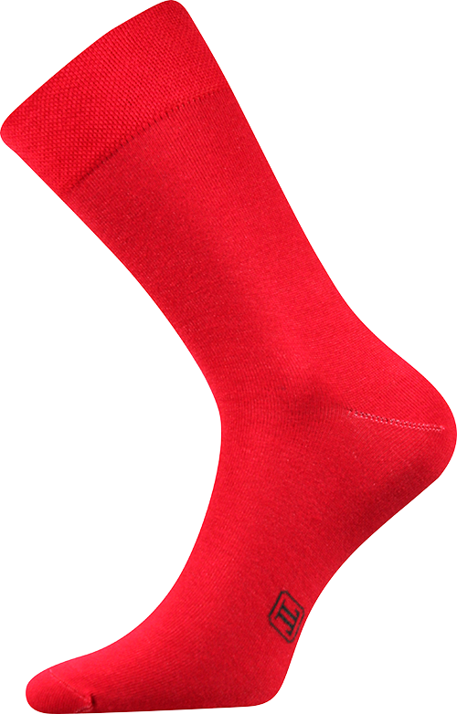 Společenské Ponožky Lonka Decolor červená Velikost: 39-42