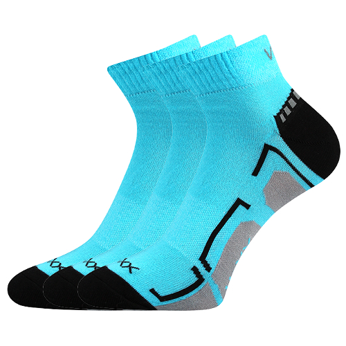 Dětské ponožky 3 kusy v balení VoXX Flashik tyrkysové Velikost: 35-38