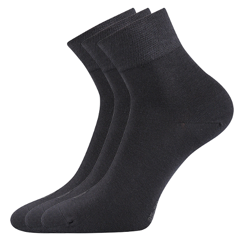Zdravotní ponožky 3 kusy v balení Lonka Emi tmavě šedá Velikost: 39-42