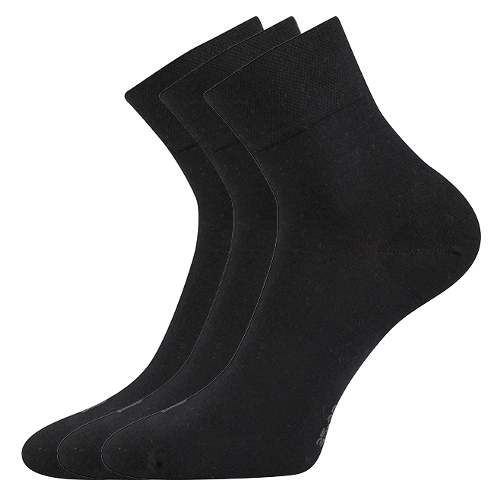 Zdravotní ponožky 3 kusy v balení Lonka Emi černá Velikost: 43-46