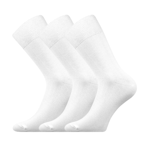 Společenskéí ponožky 3 kusy v balení Boma Radovan bílá Velikost: 39-42