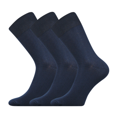 Společenskéí ponožky 3 kusy v balení Boma Radovan tmavě modrá Velikost: 43-46
