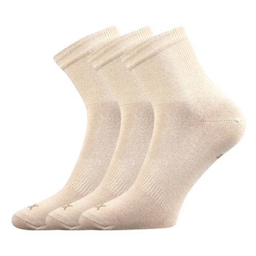 Sportovní Ponožky 3 kusy v balení VoXX Regular Béžová Velikost: 48-51