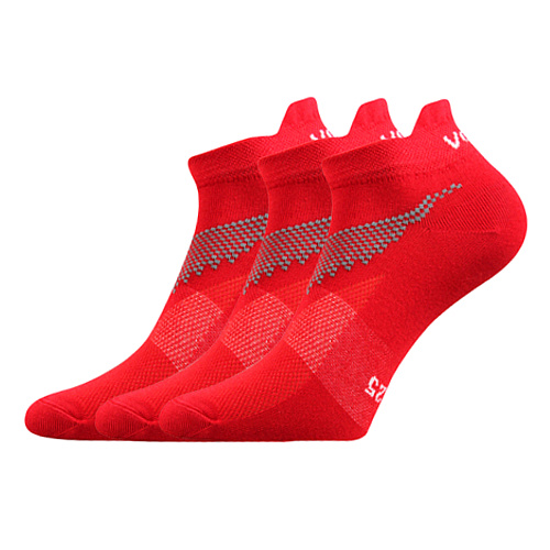 Ponožky VoXX 3 kusy v balení Iris červená Velikost: 35-38