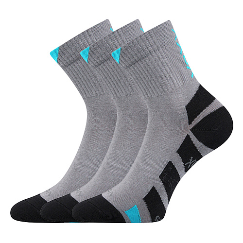 Ponožky VoXX 3 kusy v balení Gastl šedá Velikost: 43-46