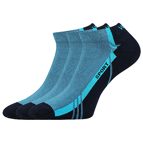 Ponožky VoXX 3 kusy v balení pinas modrá Velikost: 39-42