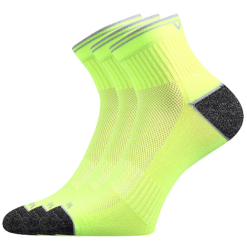 Sportovní Ponožky VoXX 3 kusy v balení Ray neon žlutá Velikost: 39-42