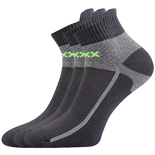 Sportovní Ponožky VoXX Glowing 3 páry v balení tmavě šedá Velikost: 35-38