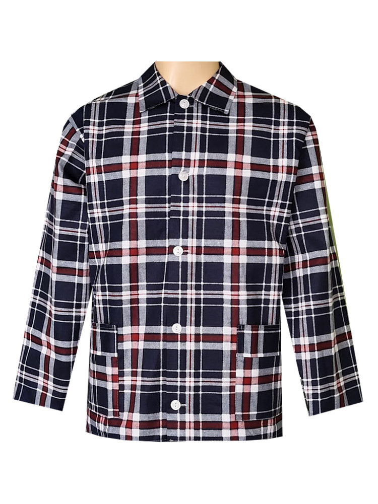 Pánský Pyžamový Kabátek Flanelový FOLTÝN PPKF26 Velikost: XL, Materiál: Flanel