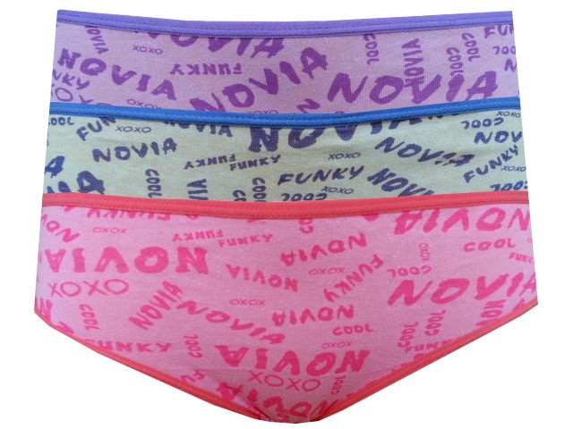 Dívčí Spodní Kalhotky 3 kusy v balení NOVIA NK22 Velikost: 140