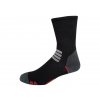 Sportovní Ponožky NOVIA Thermo černočervená