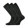 Společenské ponožky 3 kusy v balení Lonka Diplomat tmavě šedá