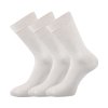 Společenské ponožky 3 kusy v balení Lonka Blažej 100% bavlněné bílá