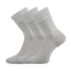 Zdravotní ponožky 3 kusy v balení Lonka Bioban světle šedá