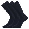 Společenské ponožky 3 kusy v balení Lonka Eli tmavě modrá