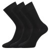 Společenské ponožky 3 kusy v balení Lonka Eli černá